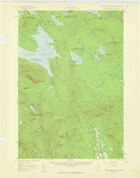 Little Bigelow Mtn 1956 topographic map thumbnail