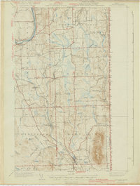 Mars Hill 1940 topographic map thumbnail