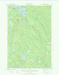 Mattawamkeag Lake 1941 topographic map thumbnail