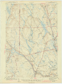 Mattawamkeag 1942 topographic map thumbnail