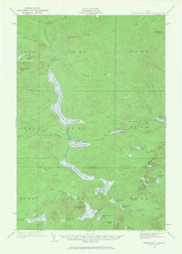 Musquacook Lakes 1932 topographic map thumbnail