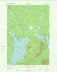 North East Carry 1954 topographic map thumbnail
