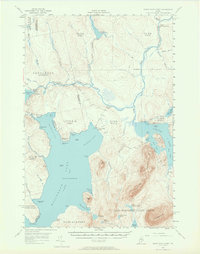 North East Carry 1954 topographic map thumbnail