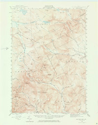 Old Speck Mtn 1943 topographic map thumbnail