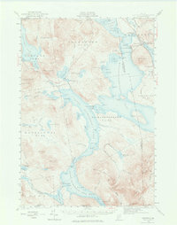 Oquossoc 1940 topographic map thumbnail