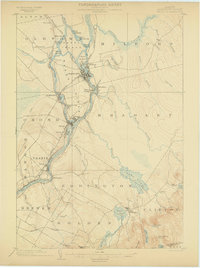 Orono 1902 topographic map preview