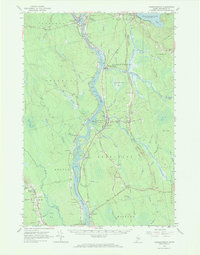 Passadumkeag 1960 topographic map thumbnail