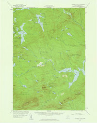 Penobscot Lake 1956 topographic map thumbnail