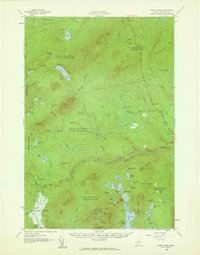 Pierce Pond 1958 topographic map thumbnail