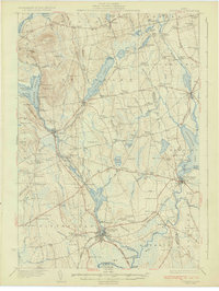 Pittsfield 1933 topographic map thumbnail