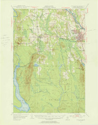 Presque Isle 1953 topographic map thumbnail