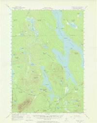 Ragged Lake topographic map thumbnail