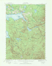 Rangeley 1949 topographic map thumbnail