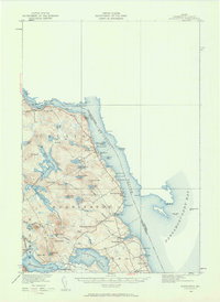 Robbinston 1929 topographic map thumbnail