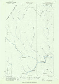 Rocky Mountain 1955 topographic map thumbnail