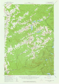 Saint Zacharie topographic map thumbnail