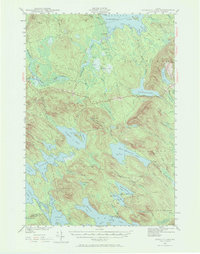 Scraggly Lake 1941 topographic map thumbnail