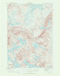 Scraggly Lake 1941 topographic map thumbnail