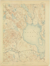 Sebago topographic map thumbnail