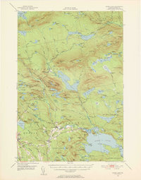 Sebec Lake topographic map thumbnail