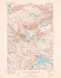 Sebec Lake 1950 topographic map thumbnail