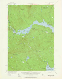 Seboomook Lake topographic map thumbnail