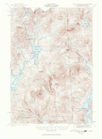 Second Connecticut Lake 1927 topographic map thumbnail