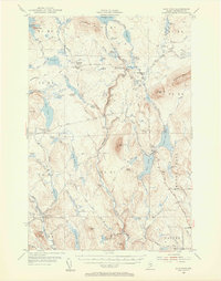 Shin Pond 1954 topographic map thumbnail