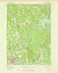 Skowhegan 1955 topographic map thumbnail