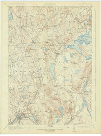 Skowhegan 1913 topographic map thumbnail