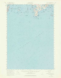 Small Point 1957 topographic map preview