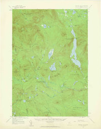 Spencer Lake 1958 topographic map thumbnail