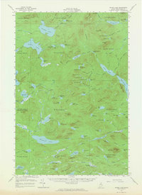Spider Lake 1961 topographic map thumbnail
