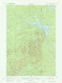 Traveler Mountain topographic map thumbnail