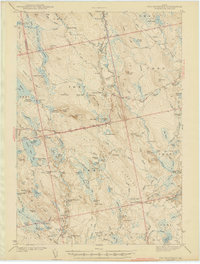 Tug Mountain 1943 topographic map thumbnail