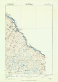 Van Buren 1951 topographic map thumbnail