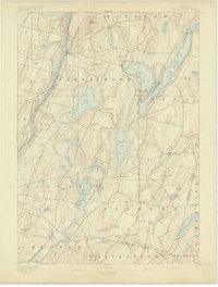 Vassalboro 1893 topographic map thumbnail