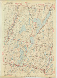 Vassalboro 1943 topographic map thumbnail