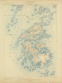 Vinalhaven 1904 topographic map preview
