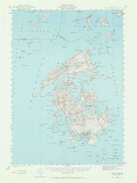 Vinalhaven 1941 topographic map preview