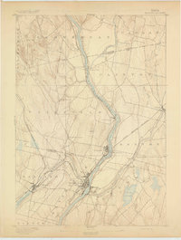 Waterville 1892 topographic map preview