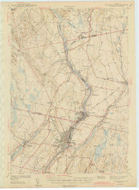 Waterville 1943 topographic map thumbnail