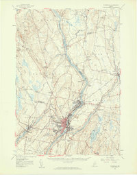 Waterville 1957 topographic map preview