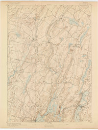 Wiscasset 1893 topographic map thumbnail