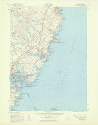 York 1956 topographic map thumbnail