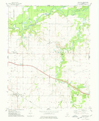 Addieville 1974 topographic map thumbnail