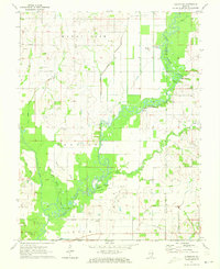 Albion NW 1971 topographic map thumbnail