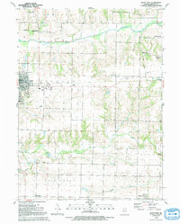 Aledo East 1992 topographic map thumbnail