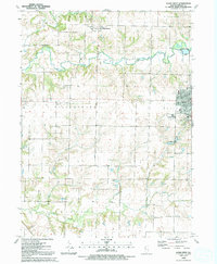 Aledo West 1992 topographic map thumbnail