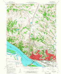 Alton 1954 topographic map thumbnail